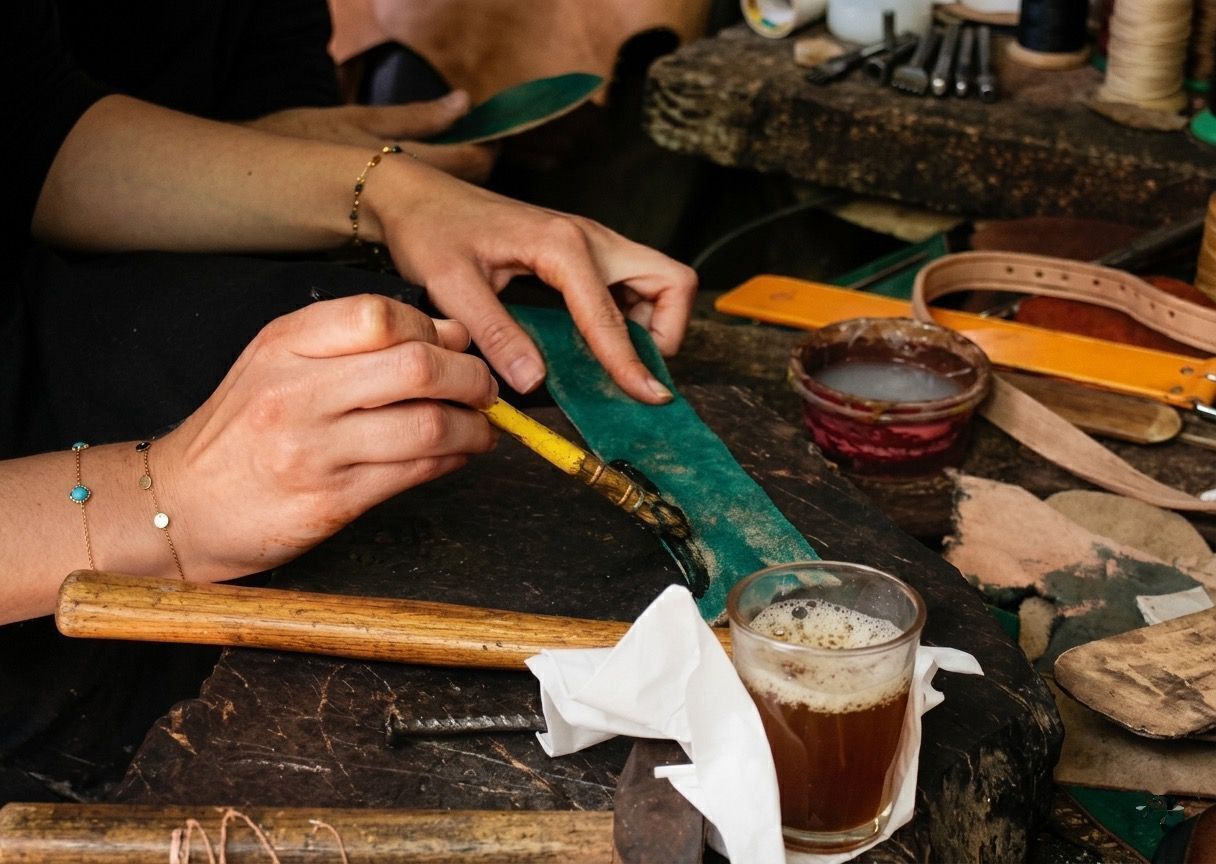 Leather workshop Taroudannt